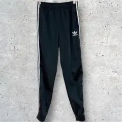 アディダス オリジナルス ジャージ　160 S 黒 3本ライン ジョガーパンツ