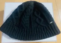 完売品！【セブンフェアリー】人気！ニットバケハ/ブラック