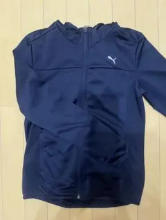 PUMA ネイビー ジャージジャケット M