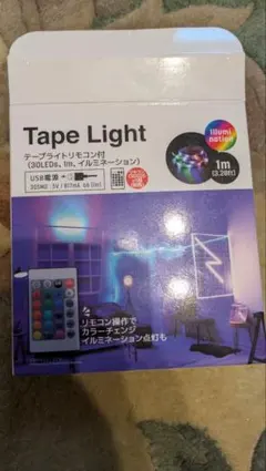 Tape Light テープライト リモコン付 1mのサムネイル