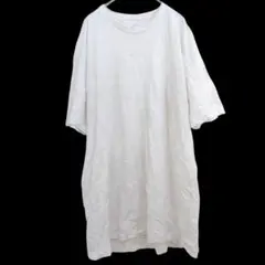 カットソー 【X-LARGE】 ホワイト Tシャツ 半袖 無地 トップス 古着