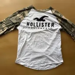 Y*s様 Hollister 七分袖カットソー ホワイト/カモフラージュのサムネイル