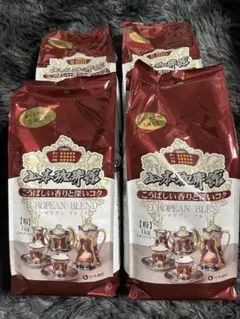 山本珈琲館 ヨーロピアンブレンド 粉 1kg 4袋セット - メルカリ
