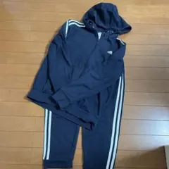 adidas アディダス ジャージ上下セット ネイビー