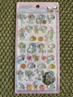 A値下中【正規品】PEANUTSスヌーピー&きょうだいたちボンボンドロップシール