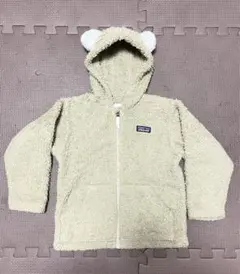 patagonia フリースジャケット 4T ベージュ　くまの耳