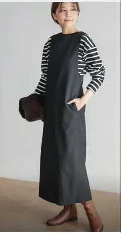 URBAN RESEARCH DOORS サロペットスカート　ジャンパースカート