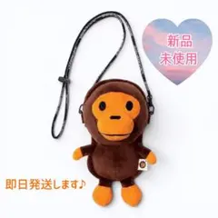 ぬいぐるみ apeカバン A BATHING APE アベイシングエイプ ショルダーバッグ BABY MILO PLUSH DOLL 2WAY