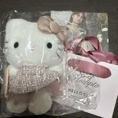 HLT × Hello Kitty Plush Charm rose pink