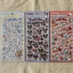 【正規品】ボンボンドロップシール サンリオ 第2弾 3種セット