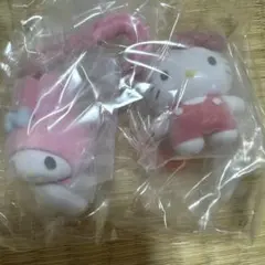 サンリオ　カラフル カラビナマスコットチャーム マイメロディ ハローキティ