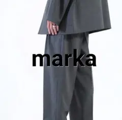『marka タック ワイド イージーパンツ アンクルパンツ 』