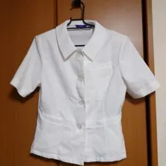 ホワイト ショートスリーブ シャツ 11号