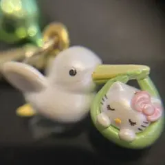 キティ根付信州限定上高地バージョン花を持つカッパ - メルカリ