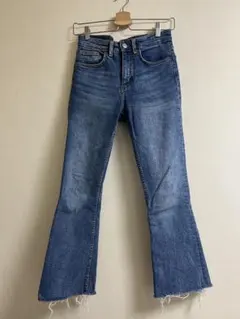 【美品】ZARA ザラ 36 ブーツカットデニム フレアデニム