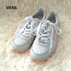 VANS ホワイト ピンク スニーカー サイドストライプのサムネイル