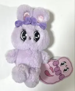 エスターバニー　紫　ラベンダー　ぬいぐるみ　キーホルダー