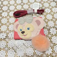 ◆香港ディズニー◆シェリーメイ 定期入れ パスケース カードケース ぽんぽん付き