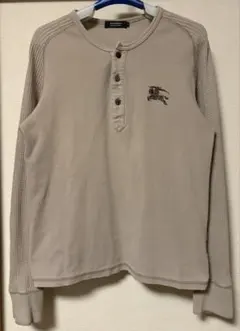 BURBERRY BLACK LABEL ヘンリーネック 長袖 2サイズ M 白 - メルカリ