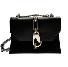 CHARLES&KEITH メタリックアクセントターンロッククロスボディバッグ