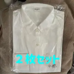 2枚セット　SELERY ホワイト長袖シャツ　5号
