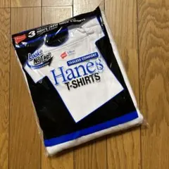 【新品】Hanes ヘインズ青ラベルTシャツ クルーネック ホワイト L 3枚組