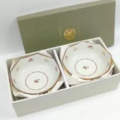 たち吉 花あわせ 煮物鉢 5客セット 箱入り 中鉢 輪花形のサムネイル