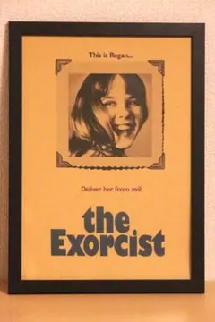 エクソシスト　The Exorcist　ポスター　額付き