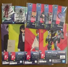 ジークアクス　一番くじ　アクスタ　ラバーチャーム　クリアファイル　セット