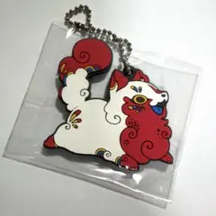 狐 ラバーキーホルダー