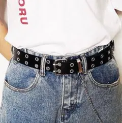 ダブルピンベルト スケート y2k sk8 Supreme punkandyo