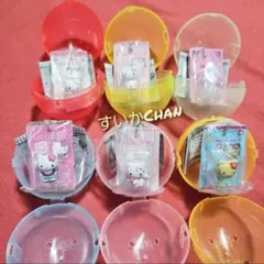 ⑪HELLO KITTY パッケージミニチュアコレクション全6種類コンプ ガチャ