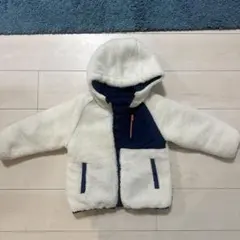 GAPフリースジャケット ホワイト＆ネイビー