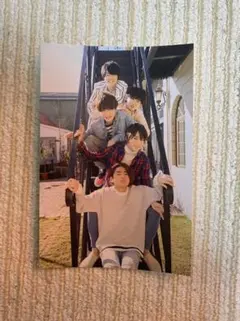 ジャニーズJr.カレンダーBLUE ポストカード HiHi Jets