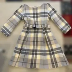 ブルーレーベルクレストブリッジ　タータンチェックワンピース38