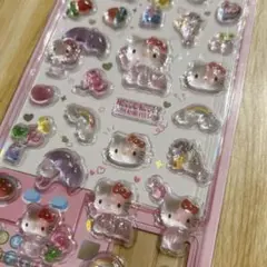 新品 シールサンリオ　ハローキティ 限定品 公式　正規品　ボンボンドロップシール