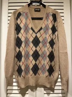 アーガイル カシミヤ 80s