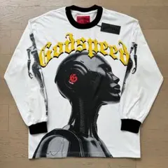 美式ストリート ヴィンテージ長袖Tシャツ 男女兼用 春秋 カジュアル 3096