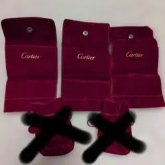 Cartier カルティエ 携帯用 ジュエリーケース 3点