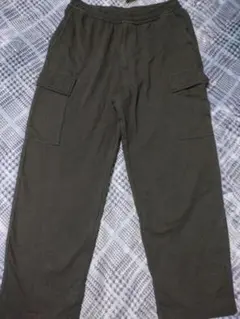 ジャージーイージーカーゴパンツ ユニクロ ブラック 黒 L
