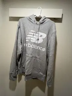 new balance グレー パーカー Mサイズ