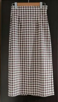 GU レースアップナローミディスカート