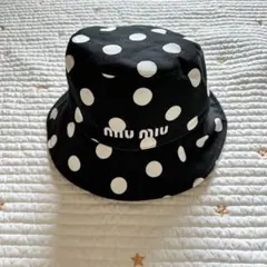 最終値下げ】MIU MIU チェック柄 バケットハット size M - メルカリ