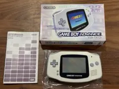 任天堂 GBA本体 ゲームボーイアドバンス本体 白 Nintendo 希少 - メルカリ