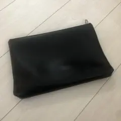 クラッチバック　バックインバック　レザー　黒　ブラック