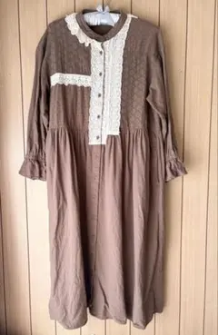 美品 サマンサモスモス パッチワークレースワンピース