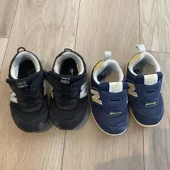 New Balance 313 ネイビー/イエロー ベビーシューズ