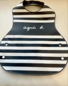 agnès b. お食事エプロン ボーダー