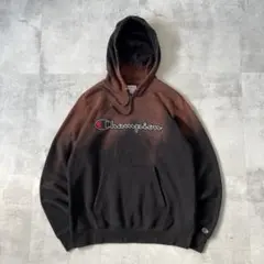 Boro Hoodie　鬼フェード　ボロ スウェット　褪色 グラデーション ロゴ
