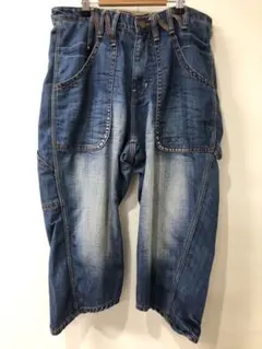 大幅値下げ　boofoowoo 新品 ブーフーウー デニム ハーフ パンツ